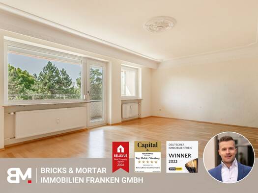 Wohnung zum Kauf 399.000 € 3 Zimmer 100,2 m² 4. Geschoss Zerzabelshof Weiterer Innenstadtgürtel West / Nord / Ost 90480