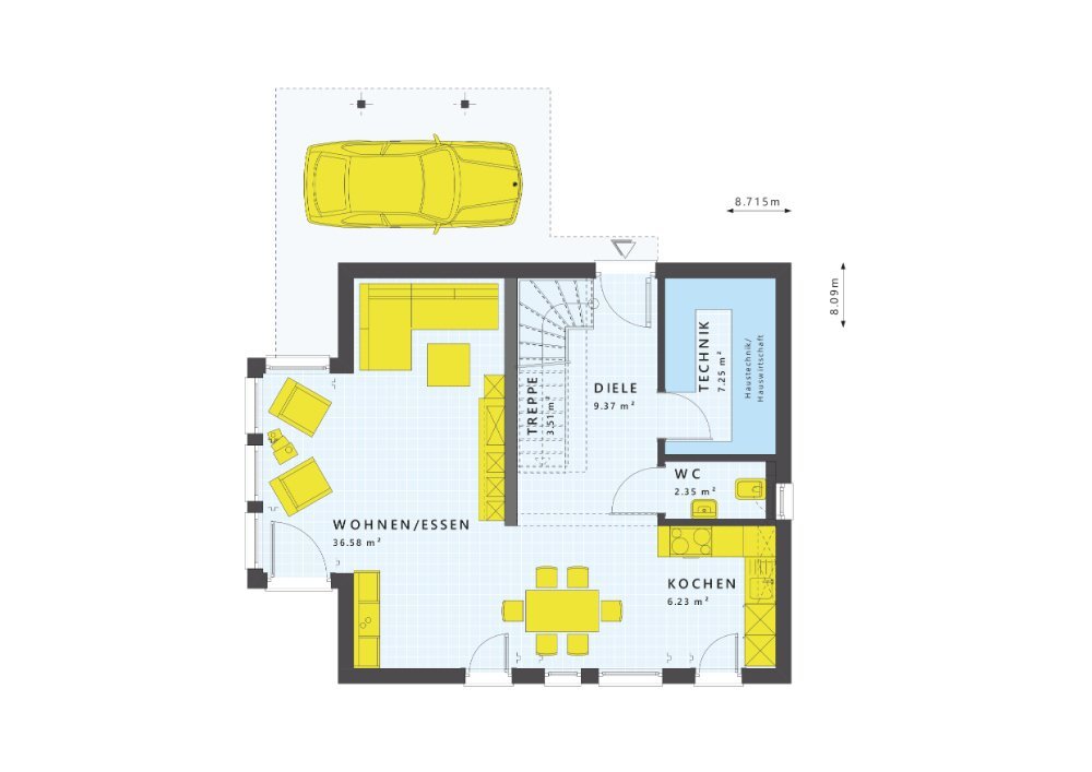 Einfamilienhaus zum Kauf 614.040 € 4 Zimmer 136 m²<br/>Wohnfläche 520 m²<br/>Grundstück Hainfeld 76835