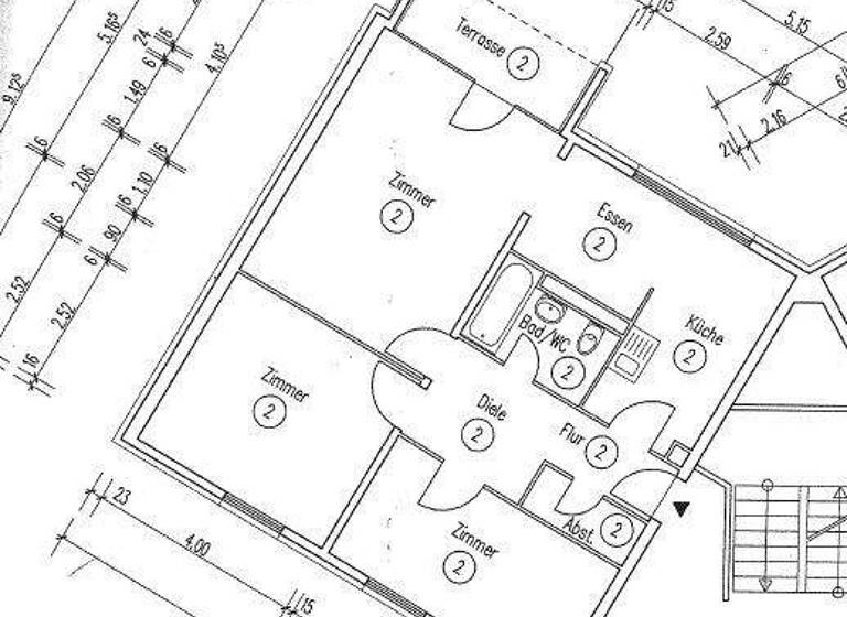 Wohnung zum Kauf provisionsfrei 165.000 € 3 Zimmer 77,8 m² Vogelstang Mannheim 68309