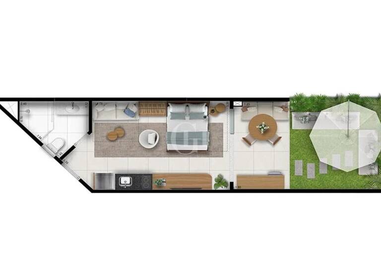 Wohnung zum Kauf 100.000 € 3 Zimmer 61 m² EG R. Lagoa das Rosas, 1900 - Praia de Cumbuco, Cauca Praia de Cumbuco 61619-870