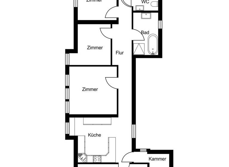 Wohnung zum Kauf 225.000 € 4 Zimmer 110 m² Wilster 25554