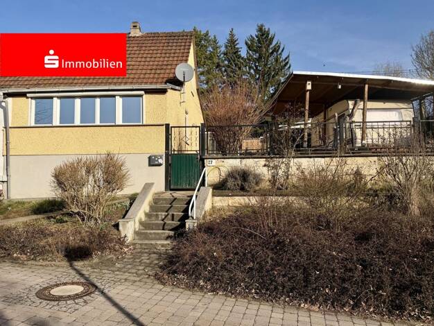 Doppelhaushälfte zum Kauf 80.000 € 3 Zimmer 75 m² 300 m² Grundstück Kromsdorf Ilmtal-Weinstraße 99510
