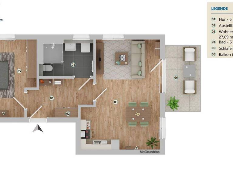 Wohnung zur Miete nur mit Wohnberechtigungsschein 351 € 2 Zimmer 58,5 m² 1. Geschoss frei ab 01.07.2026 Zur Steilküste 6 Andershof Stralsund 18439