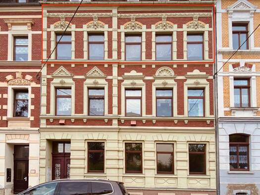 Wohnung zur Miete 500 € 2 Zimmer 73,4 m² 2. Geschoss Gartenstraße 27 Meerane 08393