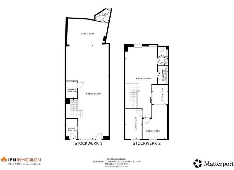 Laden zur Miete 5.500 € Kröpeliner Straße 11 Stadtmitte Rostock 18055