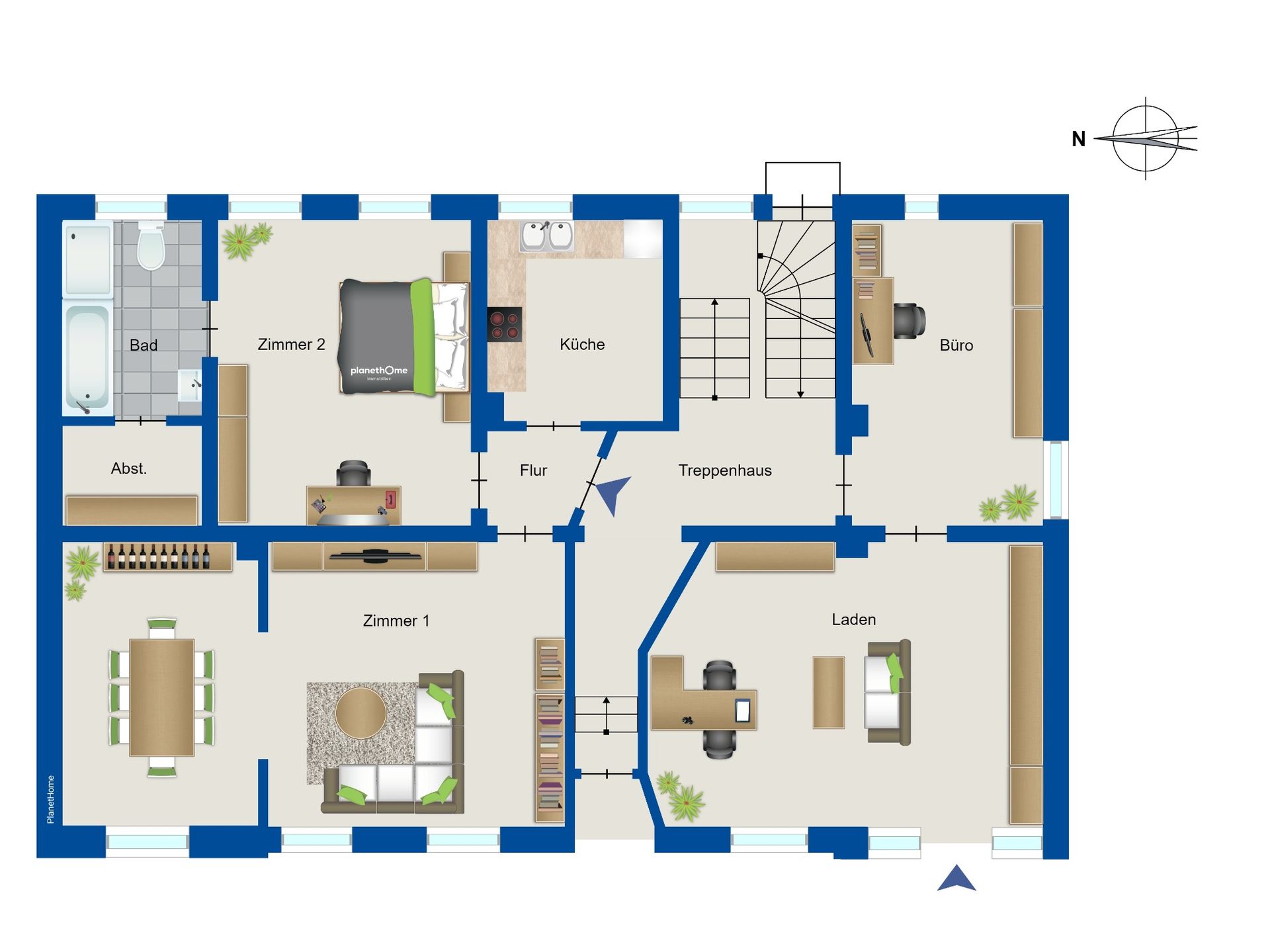 Mehrfamilienhaus zum Kauf 770.000 € 14 Zimmer 230 m²<br/>Wohnfläche 198 m²<br/>Grundstück Eckernförde 24340