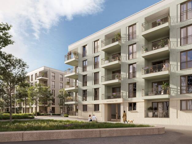 Wohnung zum Kauf - Neubau provisionsfrei 512.000 € 2 Zimmer 47,7 m² EG Lerchenstraße Ecke Ponkratzstrasse Feldmoching-Hasenbergl München 80995