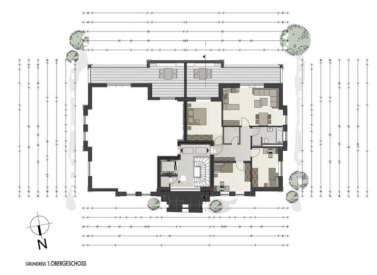 Wohnung zur Miete - Erstbezug 2.050 € 4 Zimmer 96 m² 1. Geschoss Carl-Adam-Petri-Straße Nauener Vorstadt Potsdam 14469