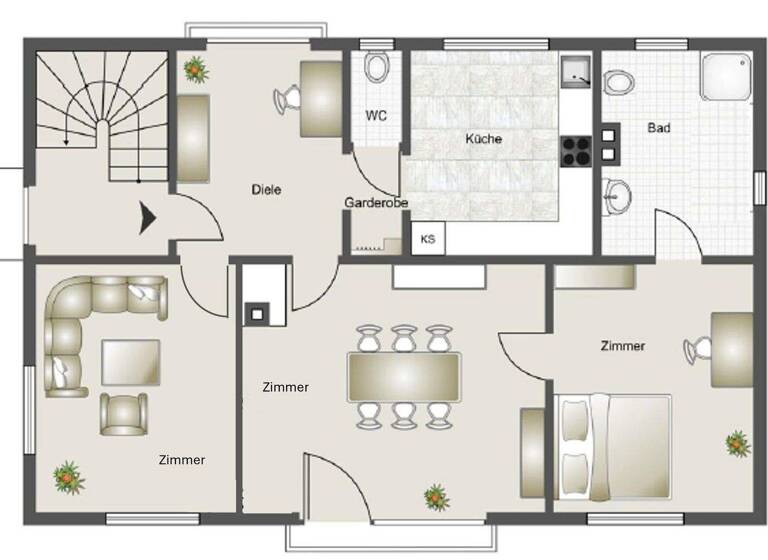 Wohnung zur Miete 995 € 3 Zimmer 78 m² EG frei ab 01.03.2026 Akazienweg 6 Schwäbisch Gmünd 73527