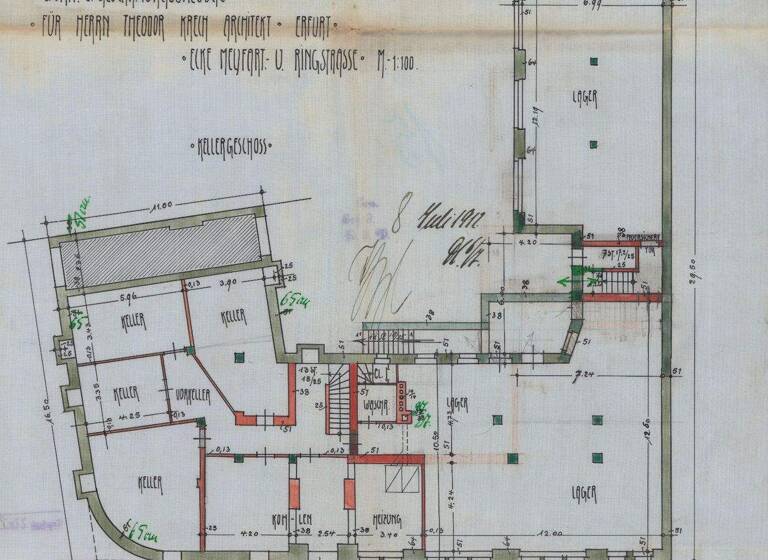 Mehrfamilienhaus zum Kauf als Kapitalanlage geeignet 1.746 m² 700 m² Grundstück Meyfartstraße 16 Altstadt Erfurt / Altstadt 99084