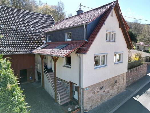 Einfamilienhaus zum Kauf 249.000 € 5 Zimmer 103 m² 1.734 m² Grundstück Lohrhaupten Flörsbachtal 63639