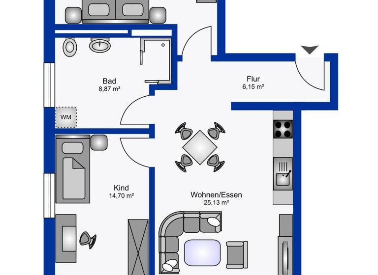 Wohnung zum Kauf - Erstbezug 399.000 € 3 Zimmer 74 m² 1. Geschoss Altenfurt Nürnberg 90475