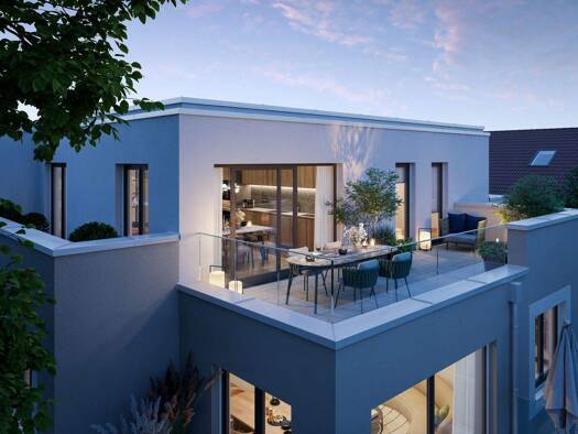 Penthouse zum Kauf - Erstbezug provisionsfrei 2.250.000 € 5 Zimmer 154,6 m² 2. Geschoss Bogenhausen München 81927