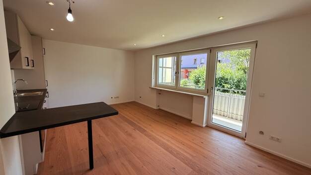 Wohnung zur Miete 695 € 1 Zimmer 33,4 m² EG frei ab sofort Dürerstraße 1 Mühldorf Mühldorf a.Inn 84453