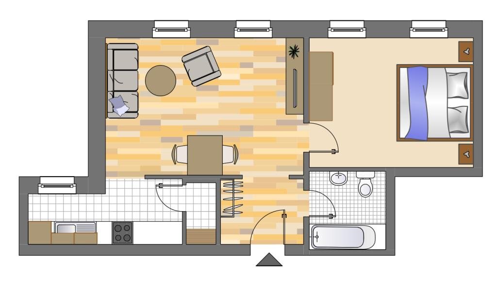 Wohnung zur Miete 359 € 2 Zimmer 50 m²<br/>Wohnfläche 3.<br/>Geschoss 18.11.2024<br/>Verfügbarkeit Kaiserstraße 143 Disteln Herten 45699