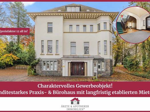 Haus zum Kauf 60 Zimmer 414,6 m² 1.961 m² Grundstück Elberfelder Straße 49 Innen Remscheid 42853