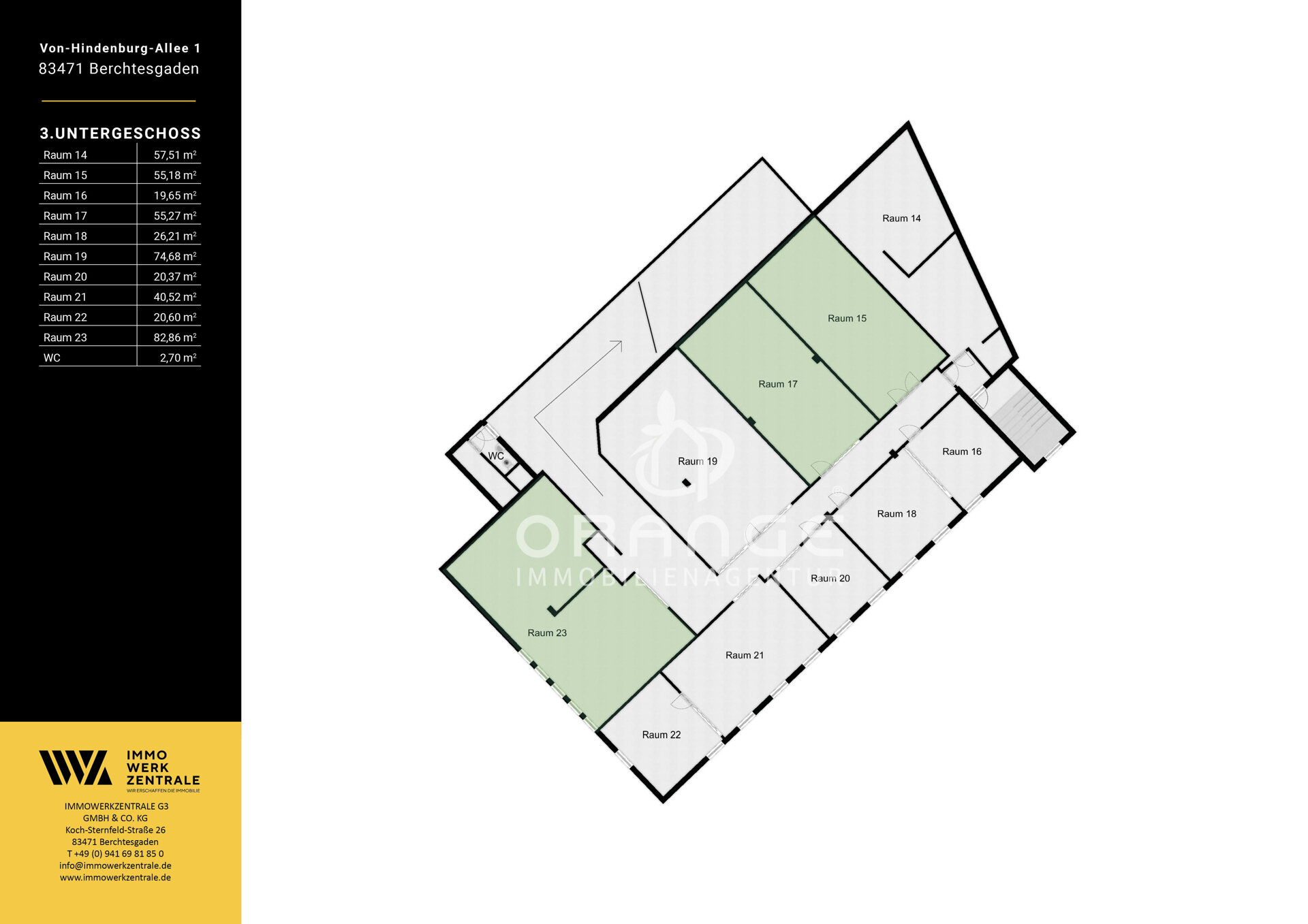 Bürofläche zur Miete 1.105 € 110,5 m²<br/>Bürofläche Berchtesgaden Berchtesgaden 83471