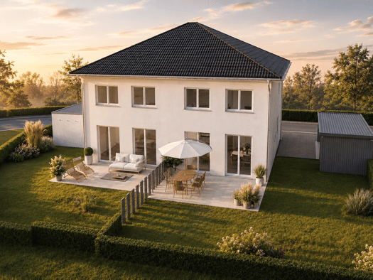 Doppelhaushälfte zum Kauf provisionsfrei 495.600 € 4 Zimmer 101 m² 270 m² Grundstück Fürther Straße Bernbach Veitsbronn 90587