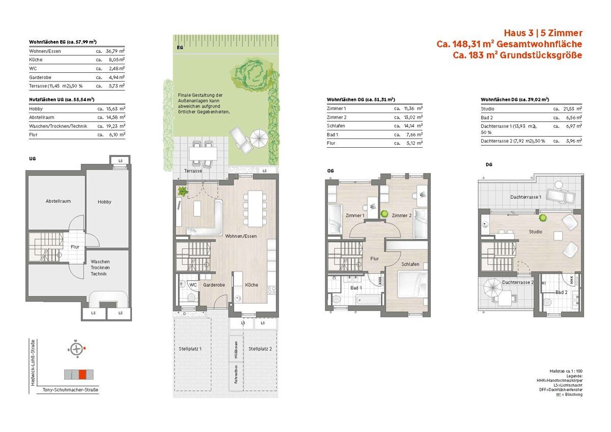 Reihenmittelhaus zum Kauf 954.000 € 5 Zimmer 148,3 m²<br/>Wohnfläche 183 m²<br/>Grundstück Stammheim - Mitte Stuttgart / Stammheim 70439