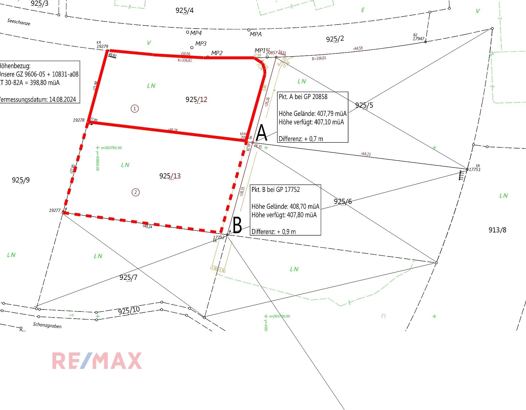 Grundstück zum Kauf 1.086 m²<br/>Grundstück Seeschanze Lochau 6911