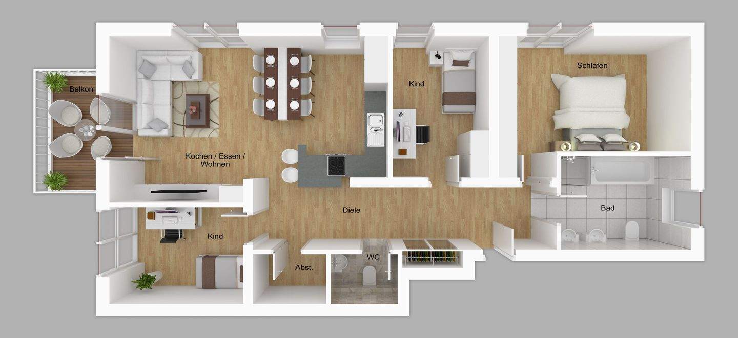 Immobilie in Faulbach - +++ 2 LUXUS Wohnungen: Rendite-Paket zwischen Spessart und Main +++ - Bild 3