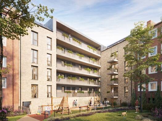 Wohnung zum Kauf - Erstbezug provisionsfrei 384.000 € 2 Zimmer 51,4 m² Borgfelde Hamburg-Borgfelde 20537
