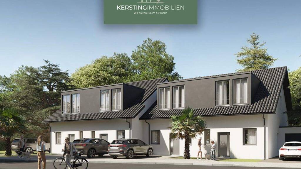 Doppelhaushälfte zum Kauf - Erstbezug provisionsfrei 415.000 € 4 Zimmer 136 m² 210 m² Grundstück Benrad-Süd Krefeld / Benrad-Süd 47804