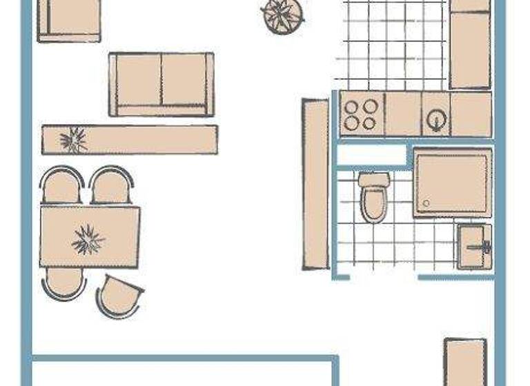 Wohnung zum Kauf 135.000 € 2 Zimmer 49 m² frei ab sofort Eichholzweg Heiligenhafen 23774