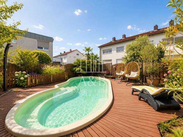 Reihenendhaus zum Kauf 399.000 € 4 Zimmer 99 m² 309 m² Grundstück Lampertheim 68623