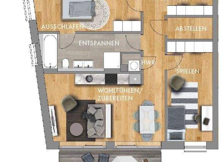 Penthouse zur Miete 1.819 € 3 Zimmer 86,6 m² 4. Geschoss frei ab sofort Emil-Fuchs-Str. 9 Zentrum-Nordwest Leipzig 04105