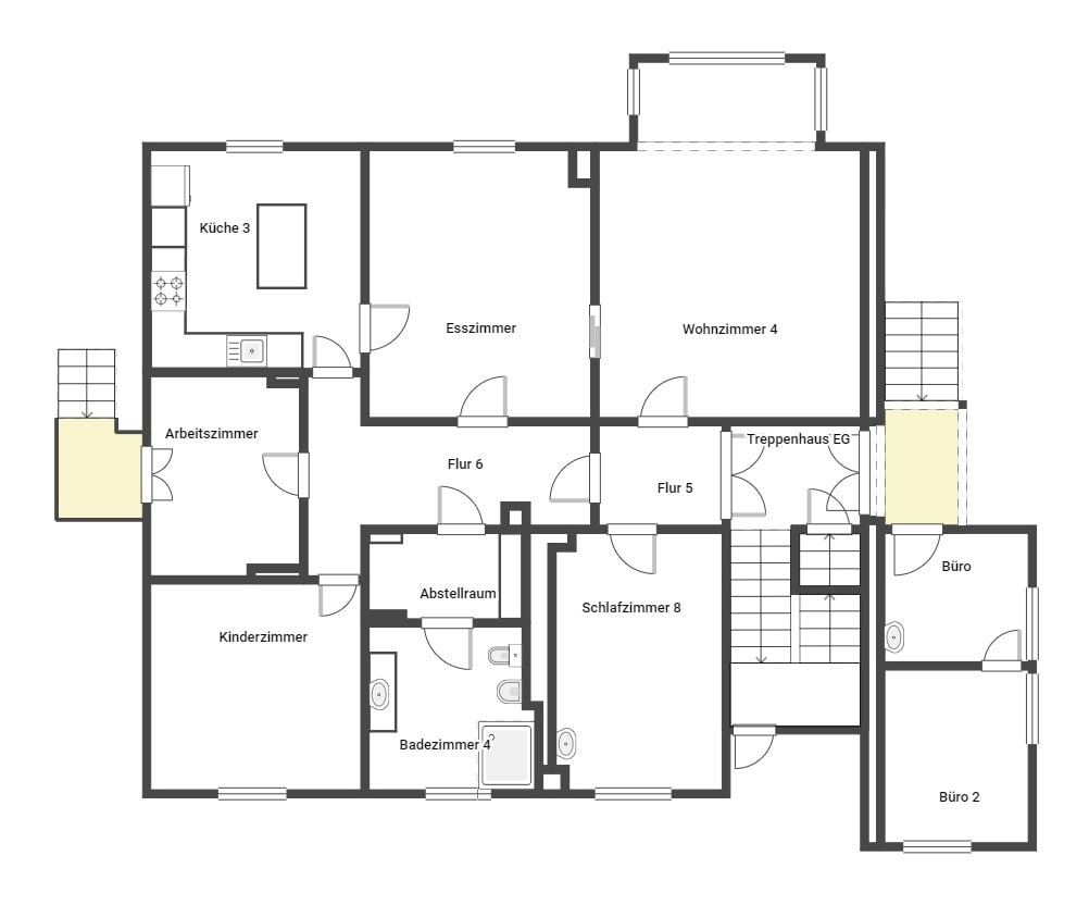 Mehrfamilienhaus zum Kauf 449.000 € 16 Zimmer 482 m²<br/>Wohnfläche 746 m²<br/>Grundstück Bad Sooden-Allendorf Bad Sooden-Allendorf 37242