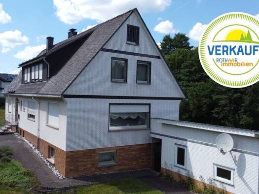 Mehrfamilienhaus zum Kauf 215.000 € 8 Zimmer 200 m² 1.431 m² Grundstück Feudingen Bad Laasphe 57334
