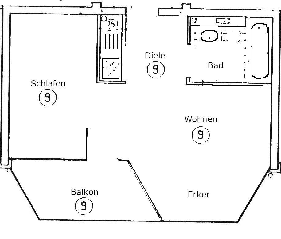 Wohnung zur Miete 216 € 2 Zimmer 36 m²<br/>Wohnfläche 1.<br/>Geschoss Am Laubengang 4 Altendorf 927 Chemnitz / Altendorf 09116