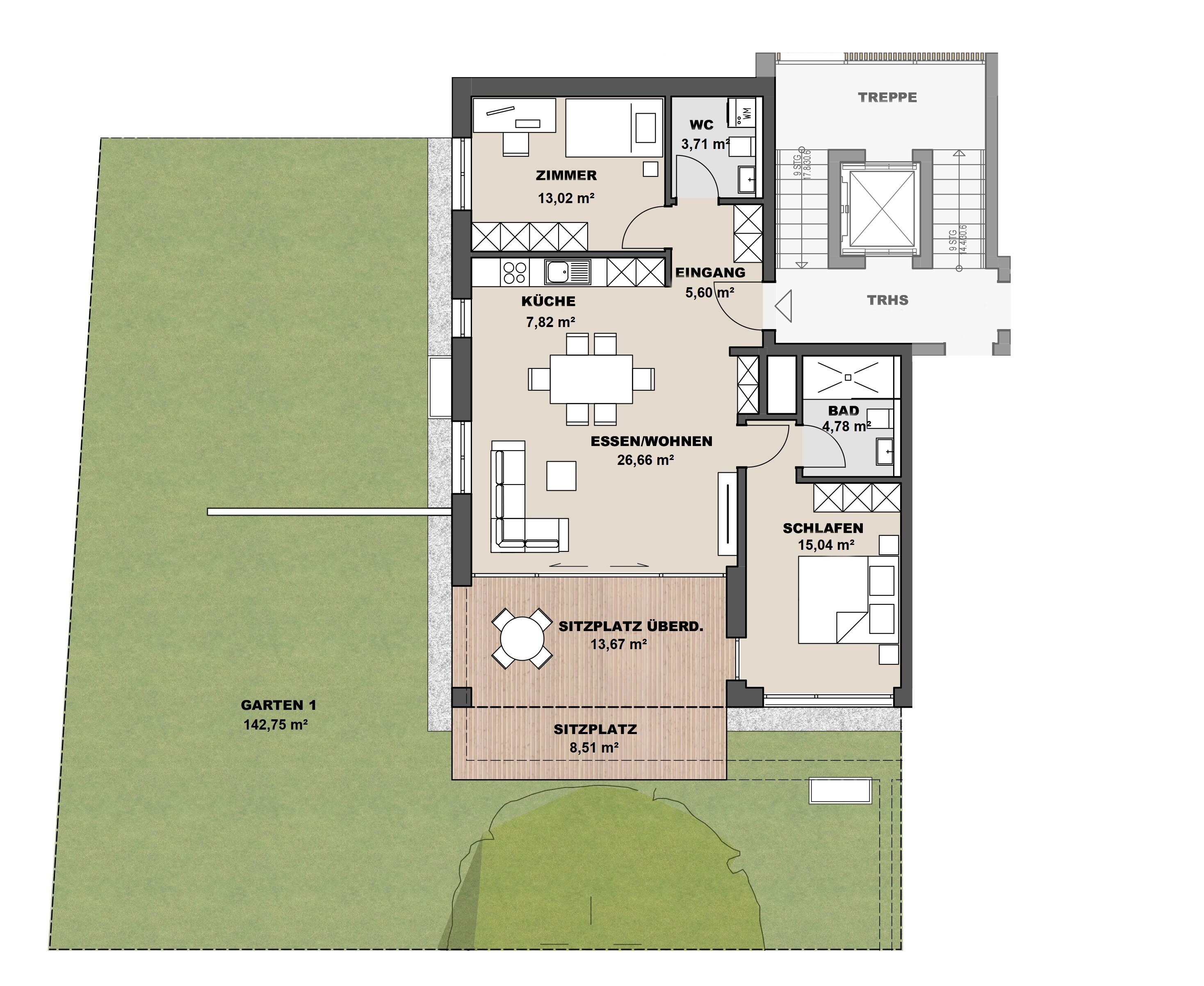 Wohnung zum Kauf provisionsfrei 797.100 € 3 Zimmer 87 m²<br/>Wohnfläche 31.03.2026<br/>Verfügbarkeit Im Hofergärtle 1 Wangen Öhningen 78337