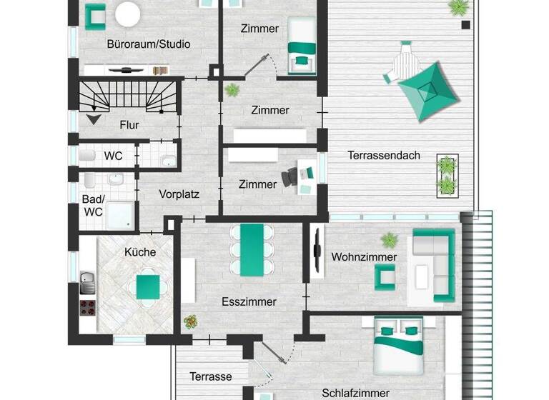 Wohnung zum Kauf 379.000 € 5 Zimmer 113,7 m² 1. Geschoss frei ab sofort Birkmannsweiler Winnenden 71364
