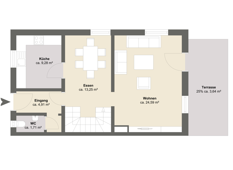 Doppelhaushälfte zum Kauf 895.000 € 6 Zimmer 142,6 m² 227 m² Grundstück Waakirchen 83666