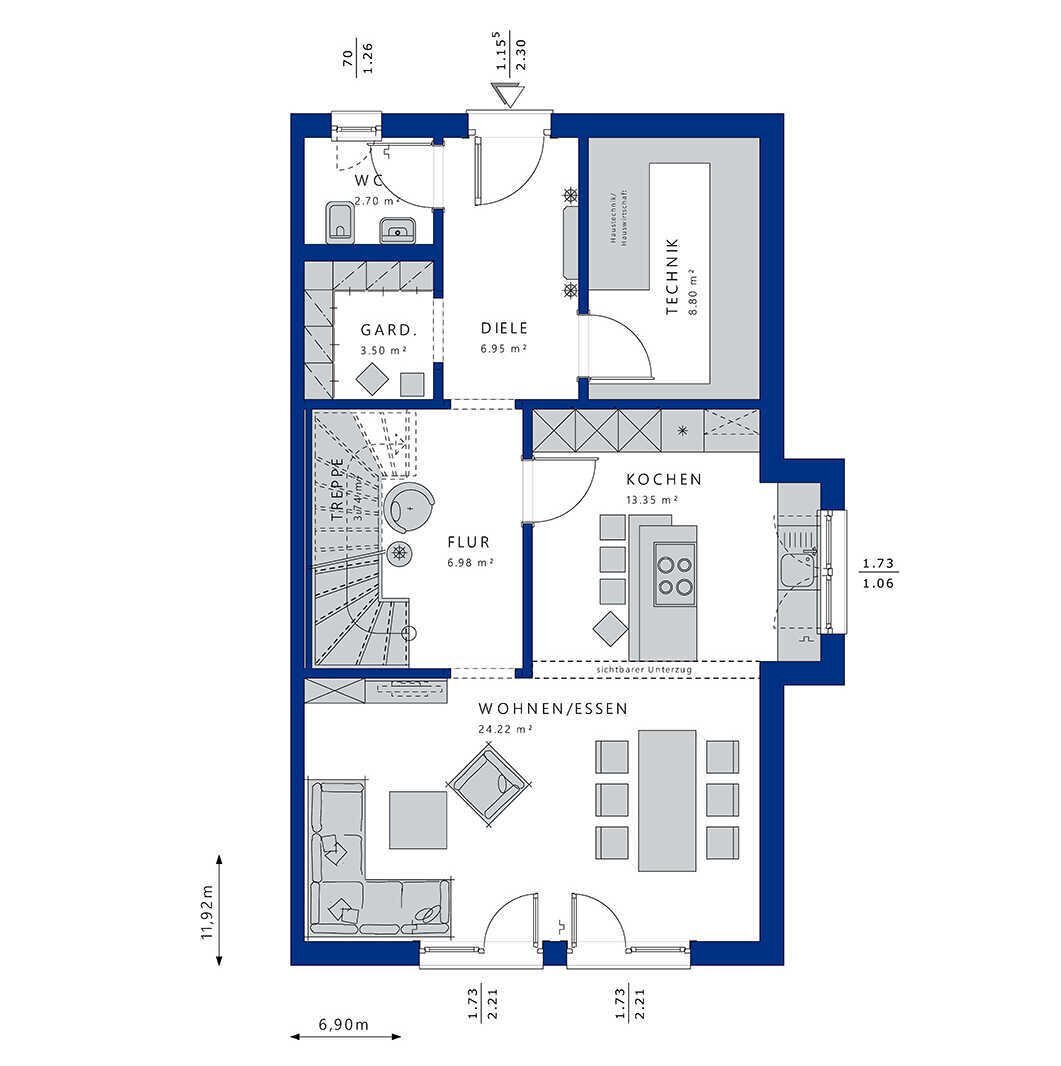 Doppelhaushälfte zum Kauf 647.000 € 5 Zimmer 140 m²<br/>Wohnfläche 240 m²<br/>Grundstück Buchenbühl Nürnberg 90411