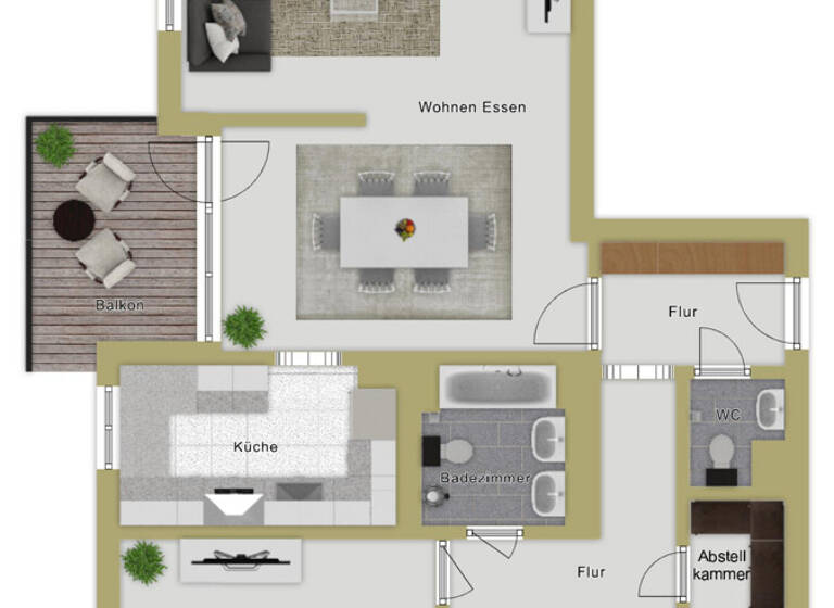 Wohnung zum Kauf 339.000 € 3 Zimmer 84 m² Weingarten 88250