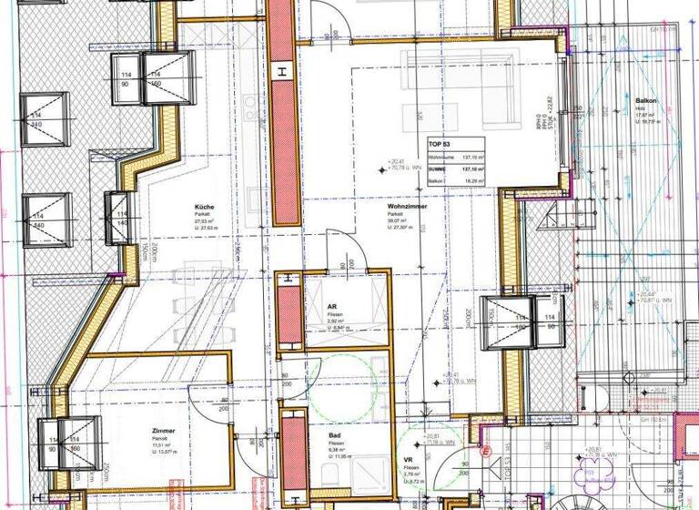 WG-Zimmer zum Kauf - Erstbezug 778.900 € 4 Zimmer 130 m² Wien 1100