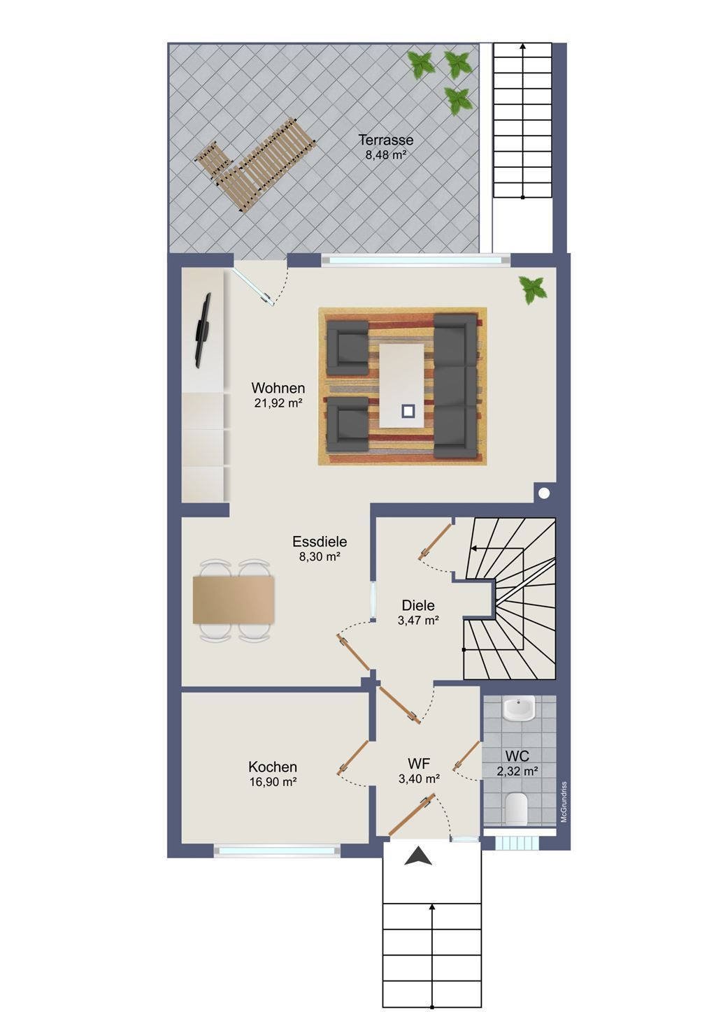 Reihenmittelhaus zum Kauf 349.000 € 4,5 Zimmer 130 m²<br/>Wohnfläche 276 m²<br/>Grundstück ab sofort<br/>Verfügbarkeit Börnsener Straße 10c Börnsen 21039