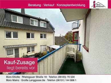 Wohnung zum Kauf 98.000 € 1 Zimmer 25 m² 2. Geschoss Eltville Eltville am Rhein 65343
