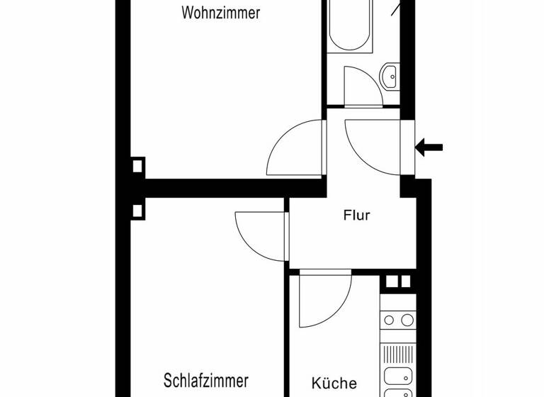 Wohnung zum Kauf 249.000 € 2 Zimmer 55 m² EG Tempelhof Berlin 12099