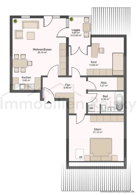 Wohnung zum Kauf 169.000 € 3 Zimmer 85,1 m²<br/>Wohnfläche Dohna Heidenau Dohna 01809