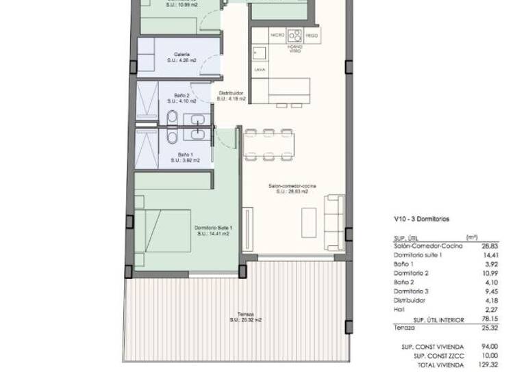 Wohnung zum Kauf 339.000 € 121 m² Benijófar 03178
