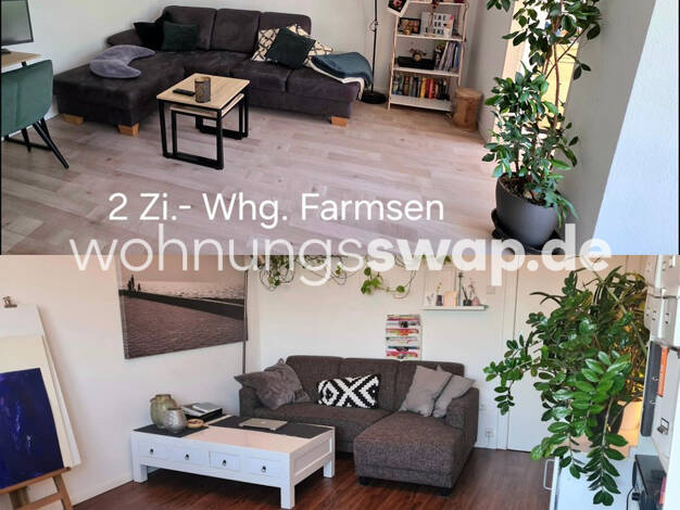 Studio zur Miete Tauschwohnung 530 € 2 Zimmer 46 m² 2. Geschoss Farmsen-Berne Hamburg 22159