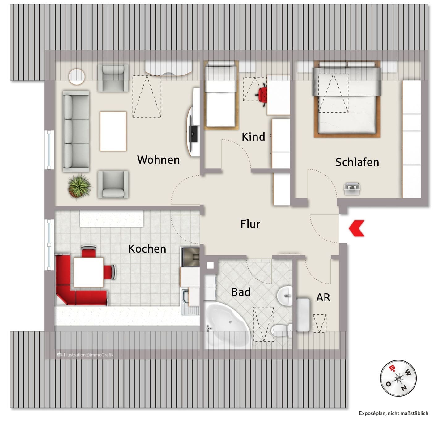 Wohnung zum Kauf 169.000 € 3 Zimmer 68 m²<br/>Wohnfläche Plöckendorf Rednitzhembach 91126