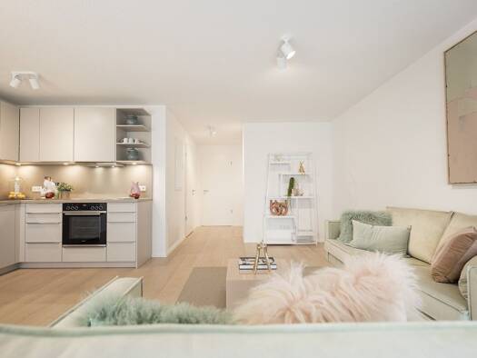 Wohnung zur Miete - Erstbezug 1.020 € 3 Zimmer 68,3 m² 2. Geschoss frei ab sofort Alfred-Nobel-Bogen 7a - 7c Wolfgang Hanau 63457