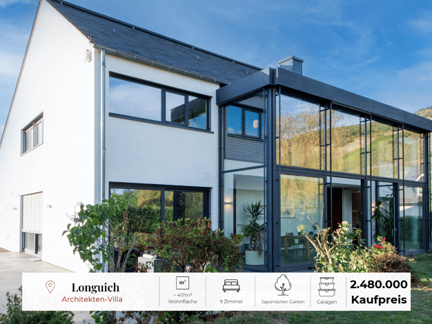 Villa zum Kauf 2.480.000 € 9 Zimmer 417,1 m² 1.802 m² Grundstück Longuich 54340