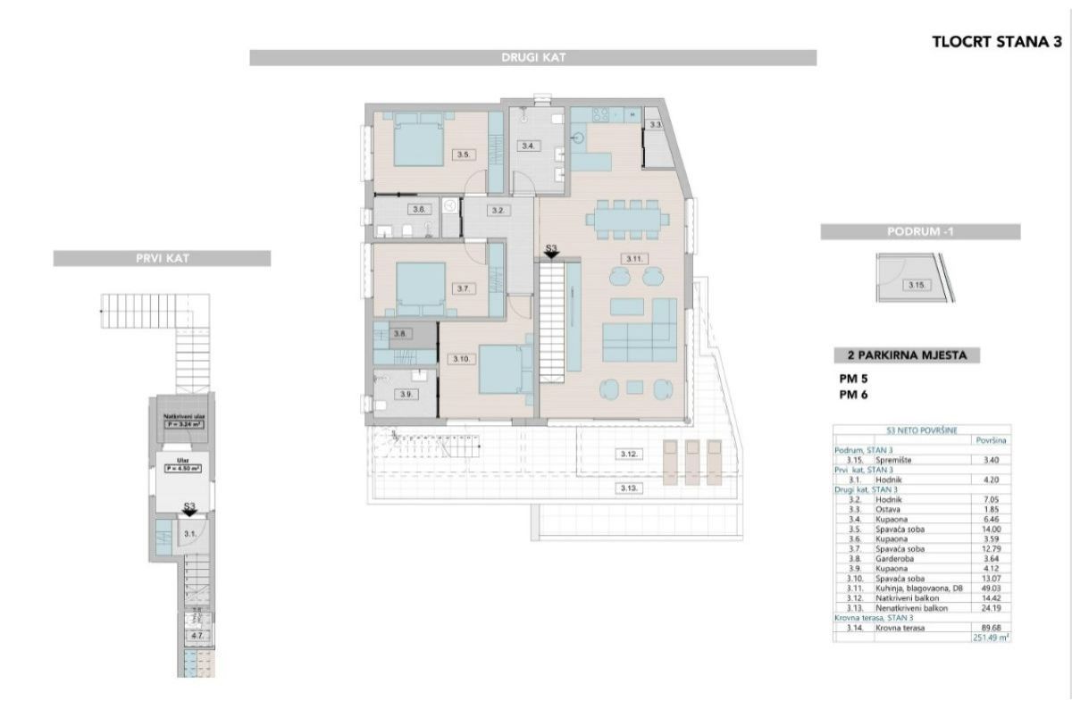 Wohnung zum Kauf 1.230.000 € 251 m²<br/>Wohnfläche Krk center