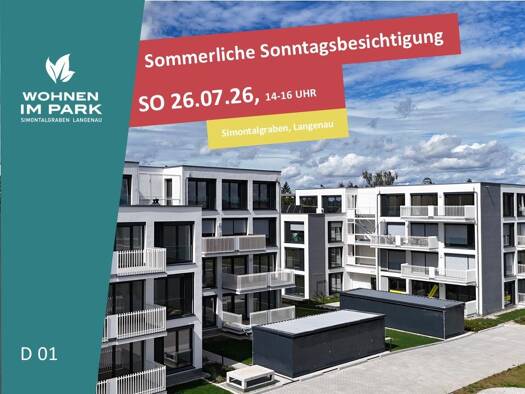 Wohnung zum Kauf - Neubau provisionsfrei 413.900 € 3 Zimmer 79,4 m² EG Am Simontalgraben 23 Langenau 89129